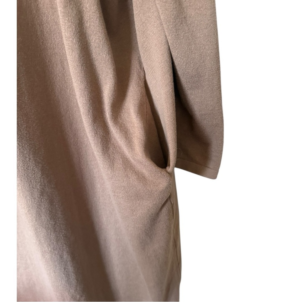 Emery Rose Camel Long Duster Cardigan S Cozy Knit Fall Essential - Picture 4 of 6